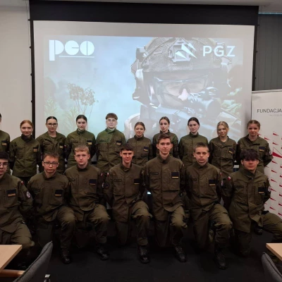 Visit by uniformed classes from the Vocational and General Secondary School Complex in Kamienna Góra