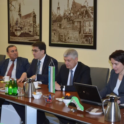 Delegacja z Uzbekistanu