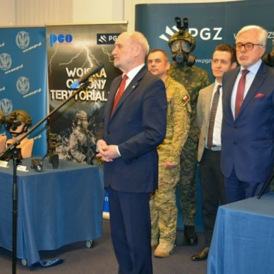 Visit of the minister of defence