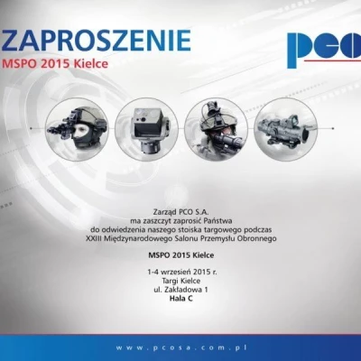 PCO S.A. during 23rd International Defence Industry Exhibition
