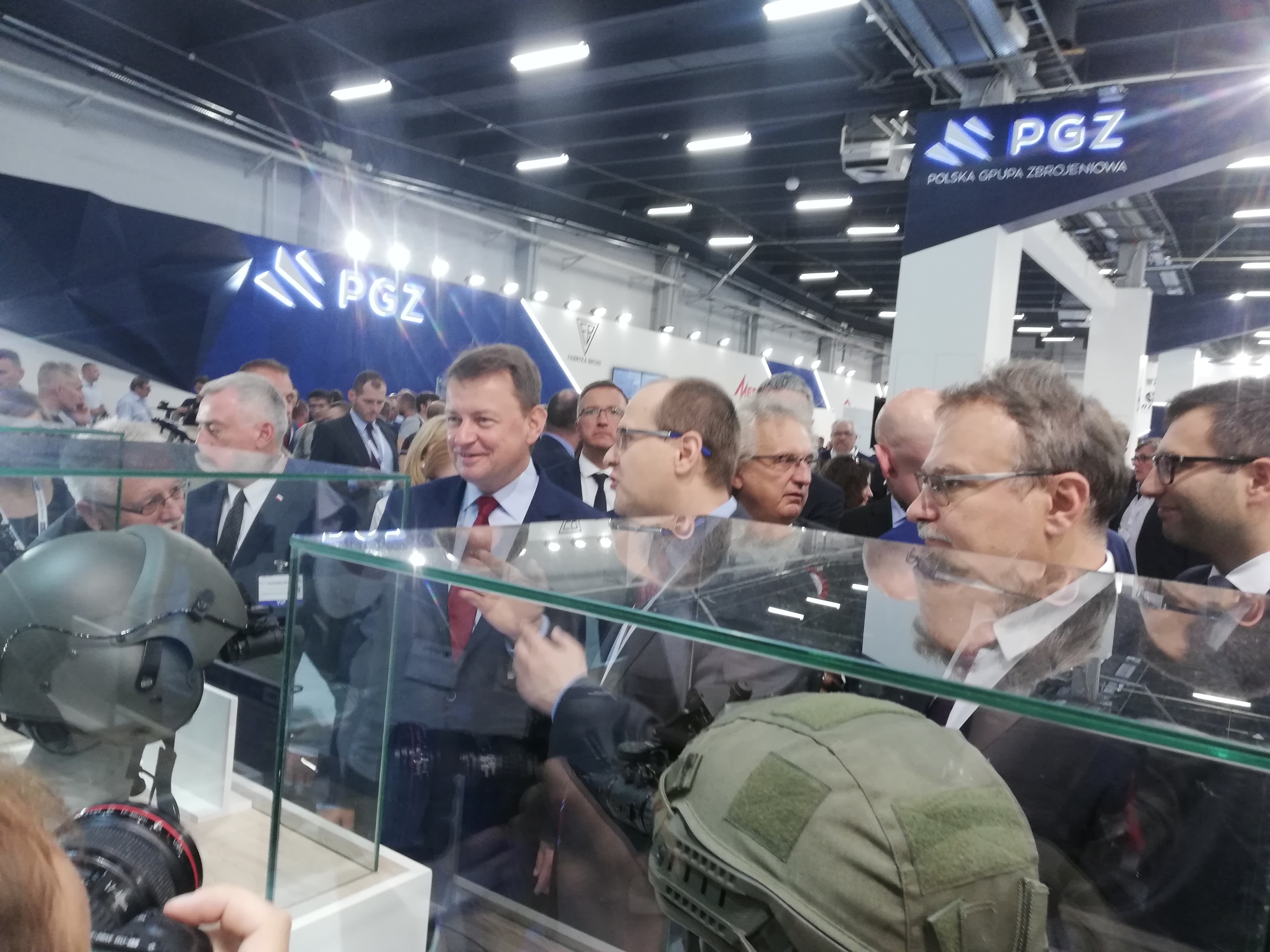 PCO during first day of the International Defense Industry Exhibition