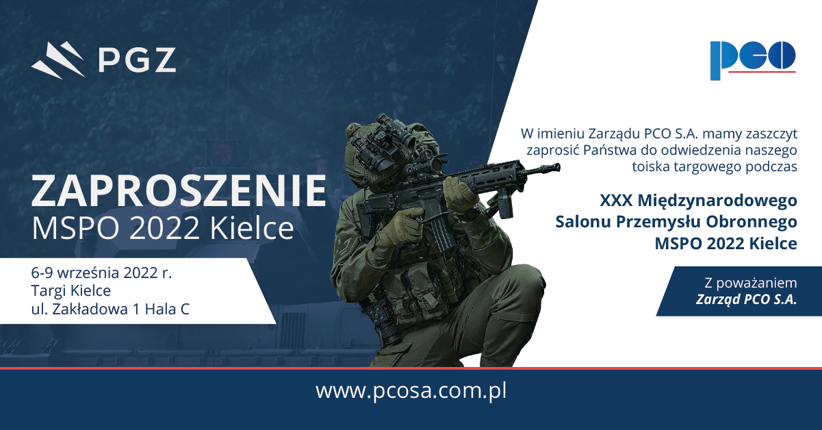 Zapraszamy na XXX MSPO